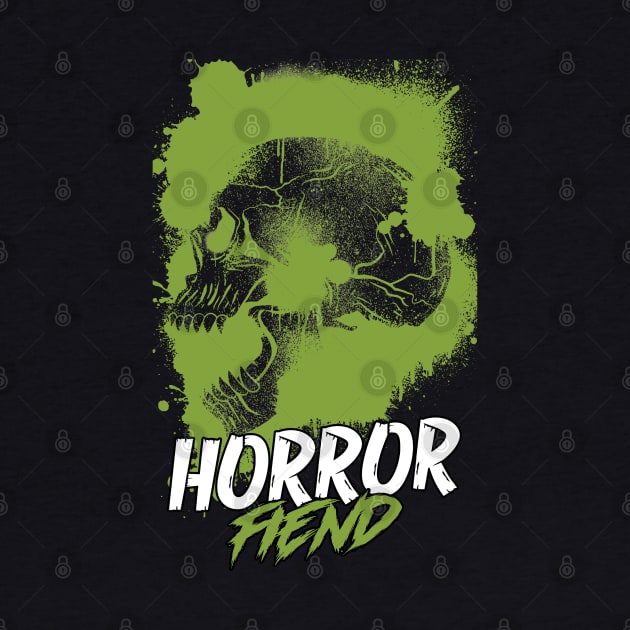 Horror Fiend Spooky Scary Skull Scary Movies by AutomaticSoul